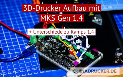 3D Drucker Aufbau mit MKS Gen 1.4 Board